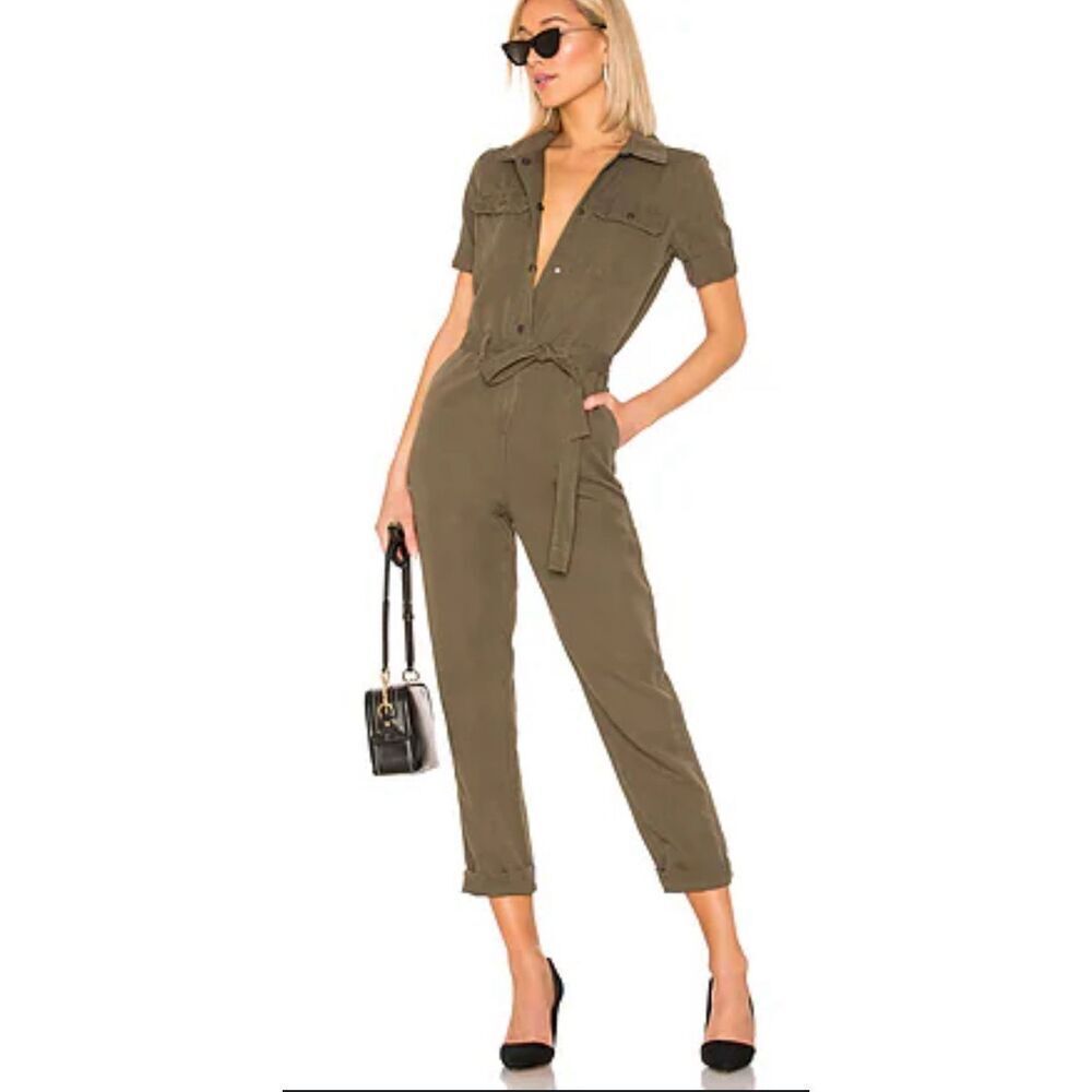 Frame Denim Olive Jumpsuit